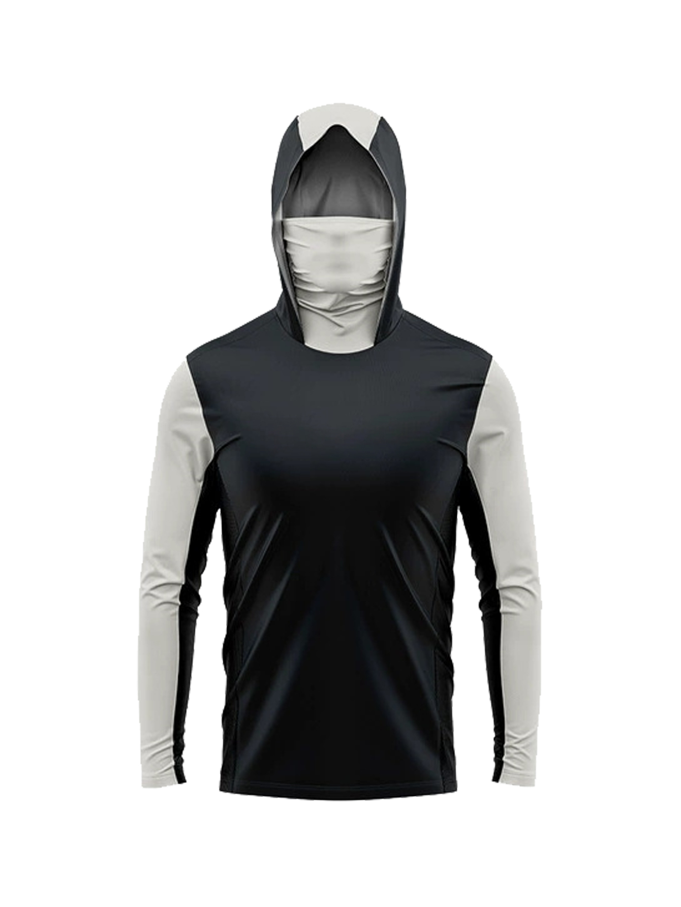 Desert Camo Men Fishing Hooded - Fishing Mask Sun Protection ulasan dan harga