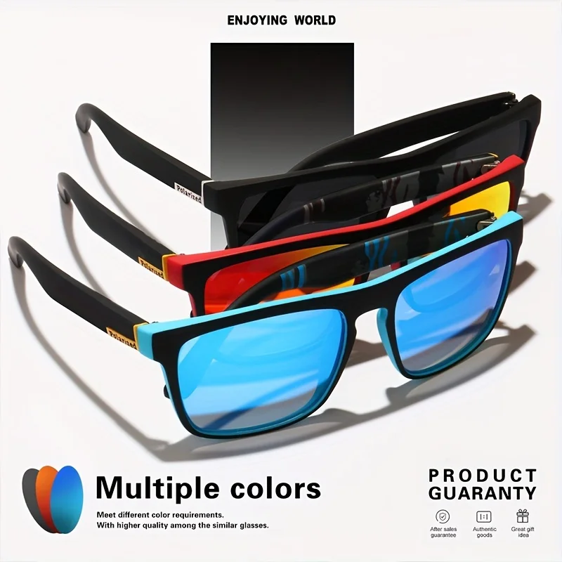 1/3PCS Vintage Square High End - Fishing Sunglasses Polarized ulasan dan harga